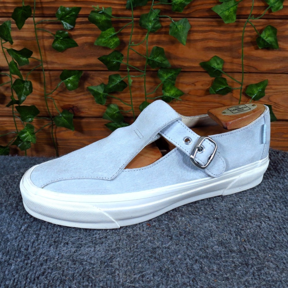Vans LX Mary Jane 93 Women Shoe Size 9 Lifestyle Spa Blue Suede Buckle Sneaker